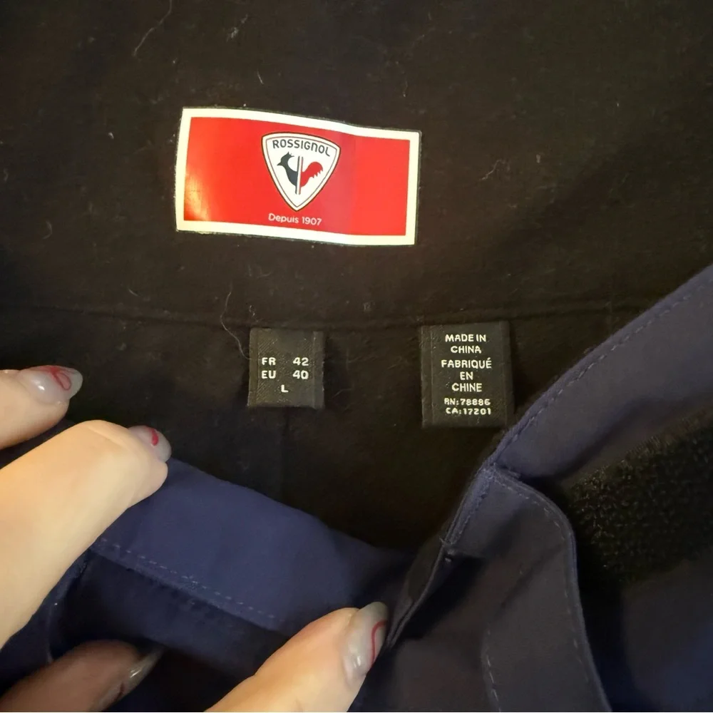 ROSSIGNOL • Womens navy ski snowboard pants - Large - Picture 3 of 8